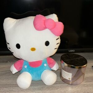 Hello kitty plushy new not used in storage from scenario store 9 inch